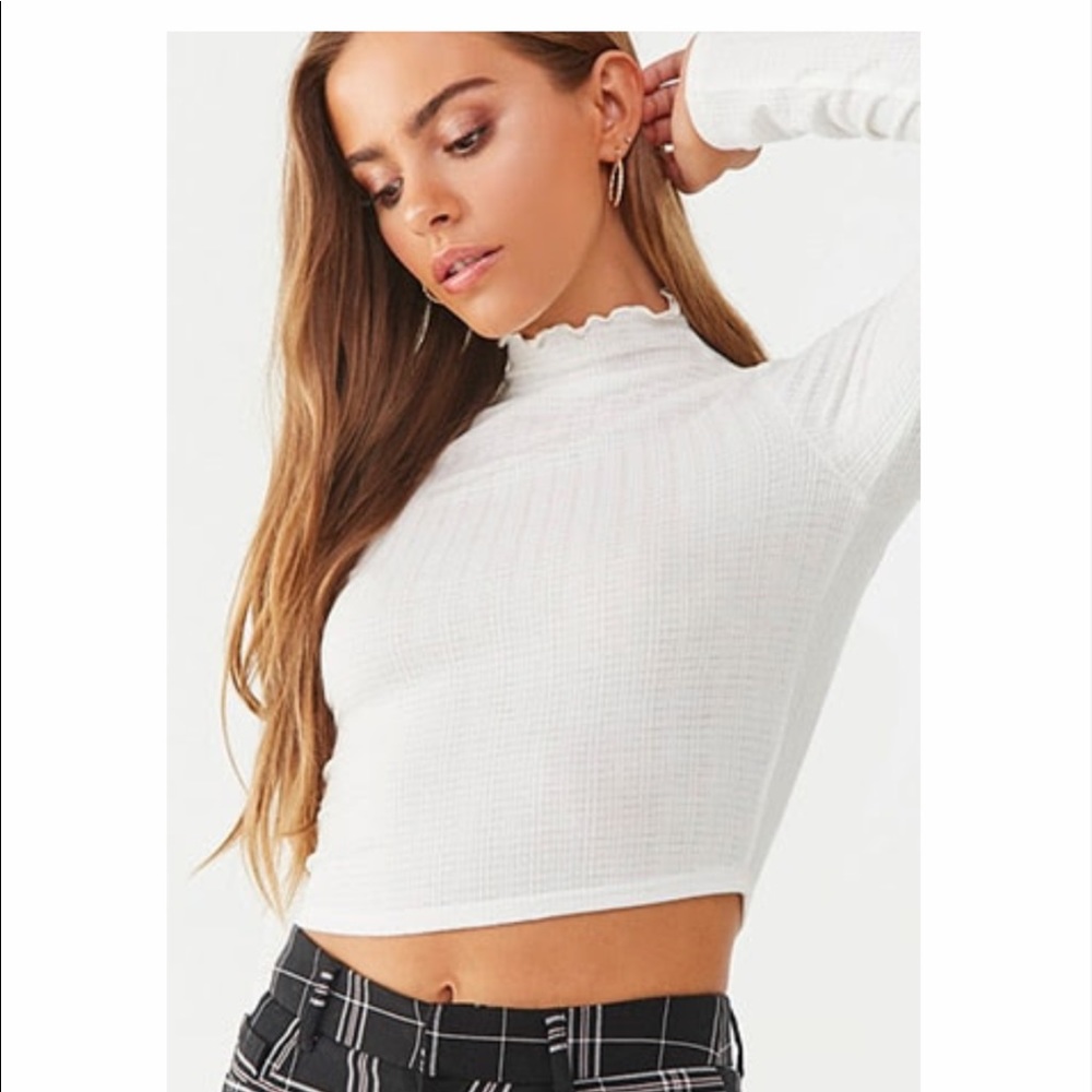 White Forever 21 Long Sleeve